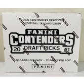 2021 Panini Contenders Draft Picks Football Jumbo Value 12-Pack Box