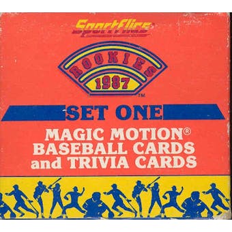 1987 Sportflics Rookies Series 1 Baseball Factory Set