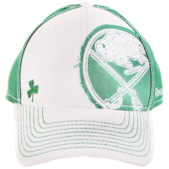 Buffalo Sabres Reebok 2012 St. Patrick's Day Structured Flex Hat (Adult L/XL)