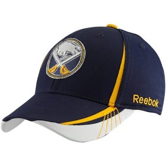 Buffalo Sabres Reebok Navy Sudden Death Flex Fit Hat (Adult L/XL)