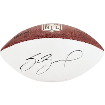 Sam Bradford Autographed Philadelphia Eagles Official NFL Wilson Football (Press Pass)