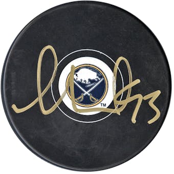 Samson Reinhart Autographed Buffalo Sabres Hockey Puck