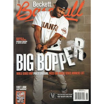 2013 Beckett Baseball Monthly Price Guide (#82 January) (Sandoval)