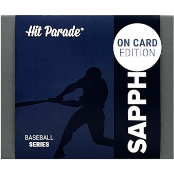 2023 Hit Parade Baseball Sapphire Edition Series 3 Hobby Box - On Card Edition