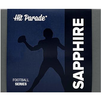 2022 Hit Parade Football Sapphire Edition - Series 1 - Hobby 10 Box Case