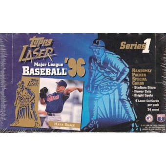 1996 Topps Laser Series 1 Baseball Hobby Box