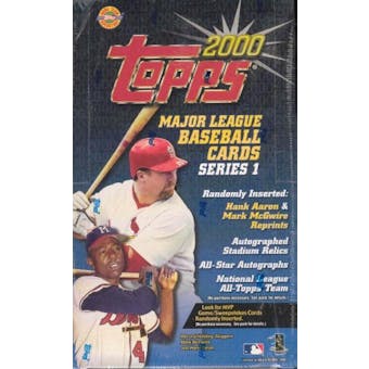 2000 Topps Series 1 Baseball Jumbo Box