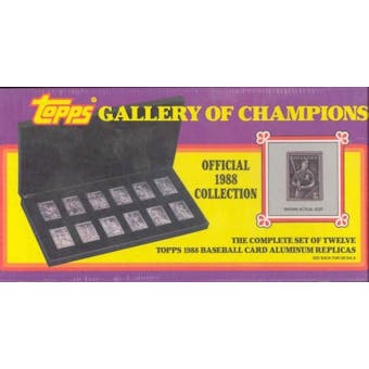 1988 Topps Gallery of Champions Baseball Set