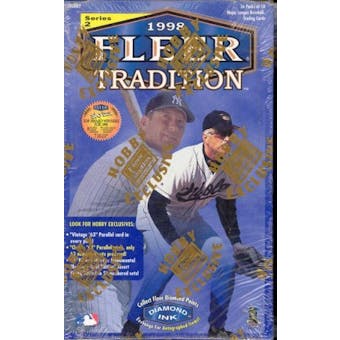 1998 Fleer Tradition Series 2 Baseball Hobby Box