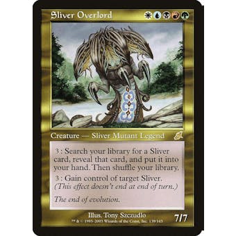 Magic the Gathering Scourge Sliver Overlord LIGHTLY PLAYED (LP)