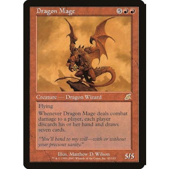 Magic the Gathering Scourge FOIL Dragon Mage LIGHTLY PLAYED (LP)