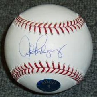 Alex Rodriguez Autographed Yankee Stadium Final Season Official Baseball (Stained)