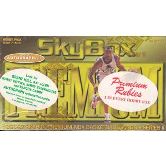 1996/97 Skybox Premium Series 2 Basketball Hobby Box