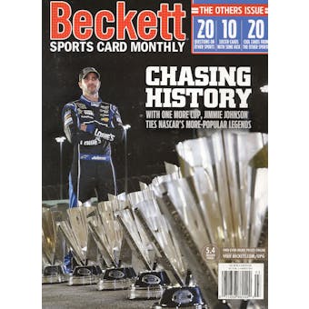 2014 Beckett Sports Card Monthly Price Guide (#348 March) (Jimmie Johnson)