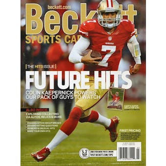 2013 Beckett Sports Card Monthly Price Guide (#336 March) (Kaepernick)