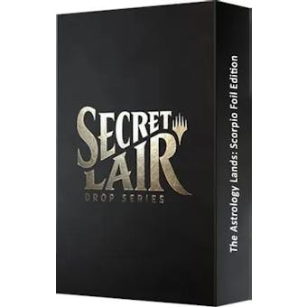 Magic the Gathering Secret Lair - Astrology Lands (Scorpio) - Foil Edition