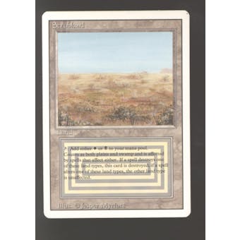 Magic the Gathering 3rd Ed Revised Scrubland LIGHTLY PLAYED (LP) *501