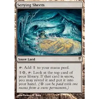 Magic the Gathering Coldsnap Singles 4x Scrying Sheets - NEAR MINT (NM)