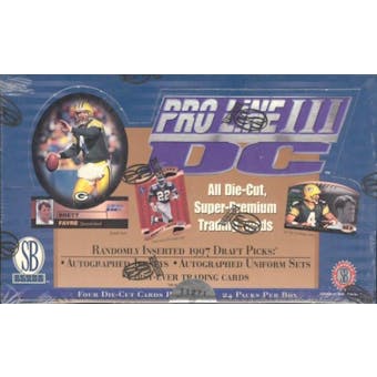 1997 Pro Line DC3 Football Hobby Box