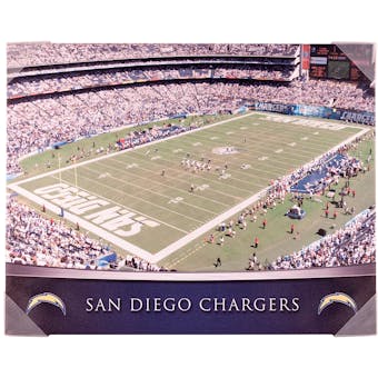San Diego Chargers Artissimo Gradient Qualcomm Stadium 22x28 Canvas