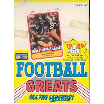 1989 Swell Greats Football Wax Box
