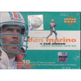 1997 Upper Deck Dan Marino Die Cut Football Set
