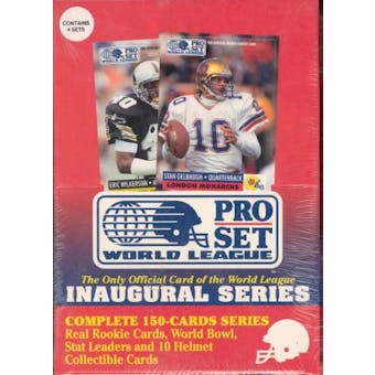 1991 Pro Set World League Football Wax Box