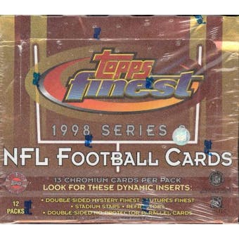 1998 Topps Finest Series 2 Football Jumbo Box