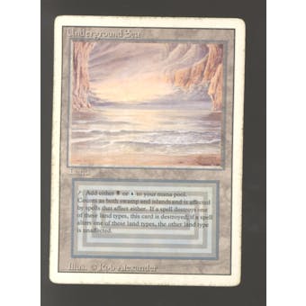 Magic the Gathering 3rd Ed Revised Underground Sea HEAVILY PLAYED (HP) *334