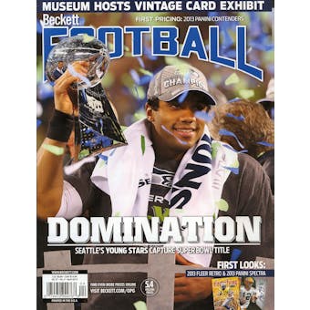 2014 Beckett Football Monthly Price Guide (#279 April) (Seattle Champions)