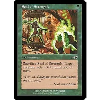 Magic the Gathering Nemesis Single Seal of Strength Foil