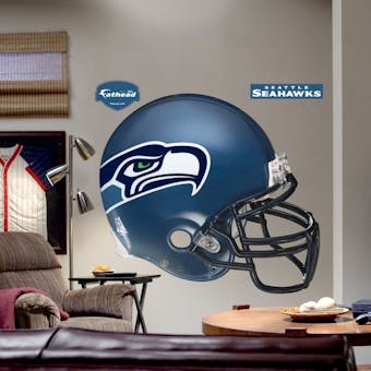 Fathead Seattle Seahawks Helmet Wall Graphic 4' 9" wide x 4' 3" high