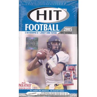2005 Sage Hit SEC Edition Football Hobby Box