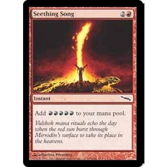 Magic the Gathering Mirrodin Single Seething Song Foil