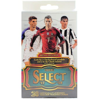 2017/18 Panini Select Soccer 20ct Retail Hanger Box