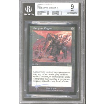 Magic the Gathering Urza's Legacy Foil Damping Engine BGS 9 (9.5, 9, 8.5, 9)