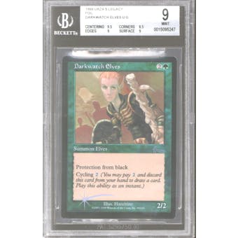 Magic the Gathering Urza's Legacy Foil Darkwatch Elves BGS 9 (9.5, 8.5, 9, 9)