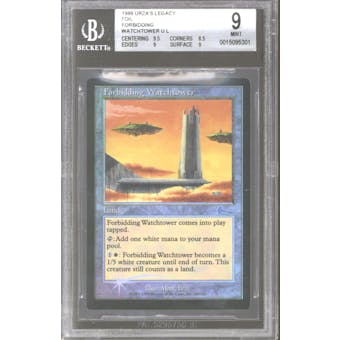 Magic the Gathering Urza's Legay Foil Forbidding Watchtower BGS 9 (9.5, 8.5, 9, 9)