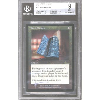 Magic the Gathering Urza's Legacy Foil Iron Maiden BGS 9 (9, 8.5, 9, 9)