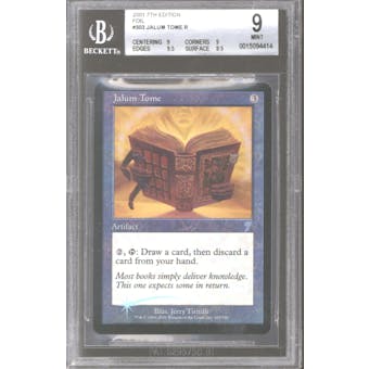 Magic the Gathering 7th Foil Jalum Tome BGS 9 (9, 9, 9.5, 8.5)