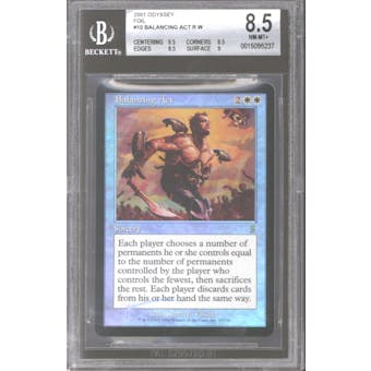 Magic the Gathering Odyssey Foil Balancing Act BGS 8.5 (9.5, 8.5, 8.5, 9)