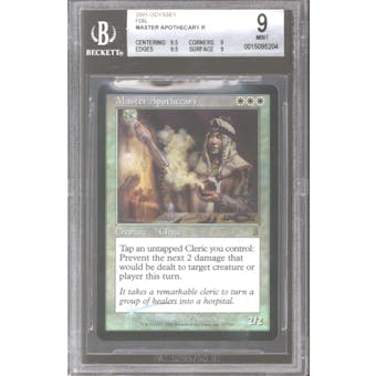 Magic the Gathering Odyssey Foil Master Apothecary BGS 9 (9.5, 9, 9.5, 9)