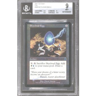 Magic the Gathering Odyssey Foil Skycloud Egg BGS 9 (9.5, 9, 9.5, 8.5)