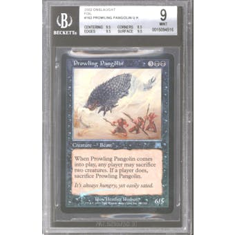 Magic the Gathering Onslaught Foil Prowling Pangolin BGS 9 (9.5, 8.5, 9.5, 9.5)