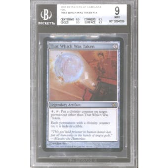Magic the Gathering Betrayers of Kamigawa Foil That Which Was Taken BGS 9 (9.5, 8.5, 9.5, 9.5)
