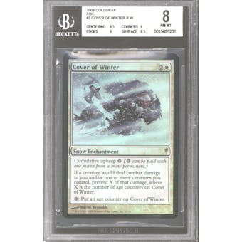 Magic the Gathering Coldsnap Foil Cover of Winter BGS 8 (8.5, 8, 8, 8.5)