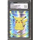Pokemon Topps Chrome Series 1 Spectra Foil Pikachu 25 CGC 10 GEM MINT