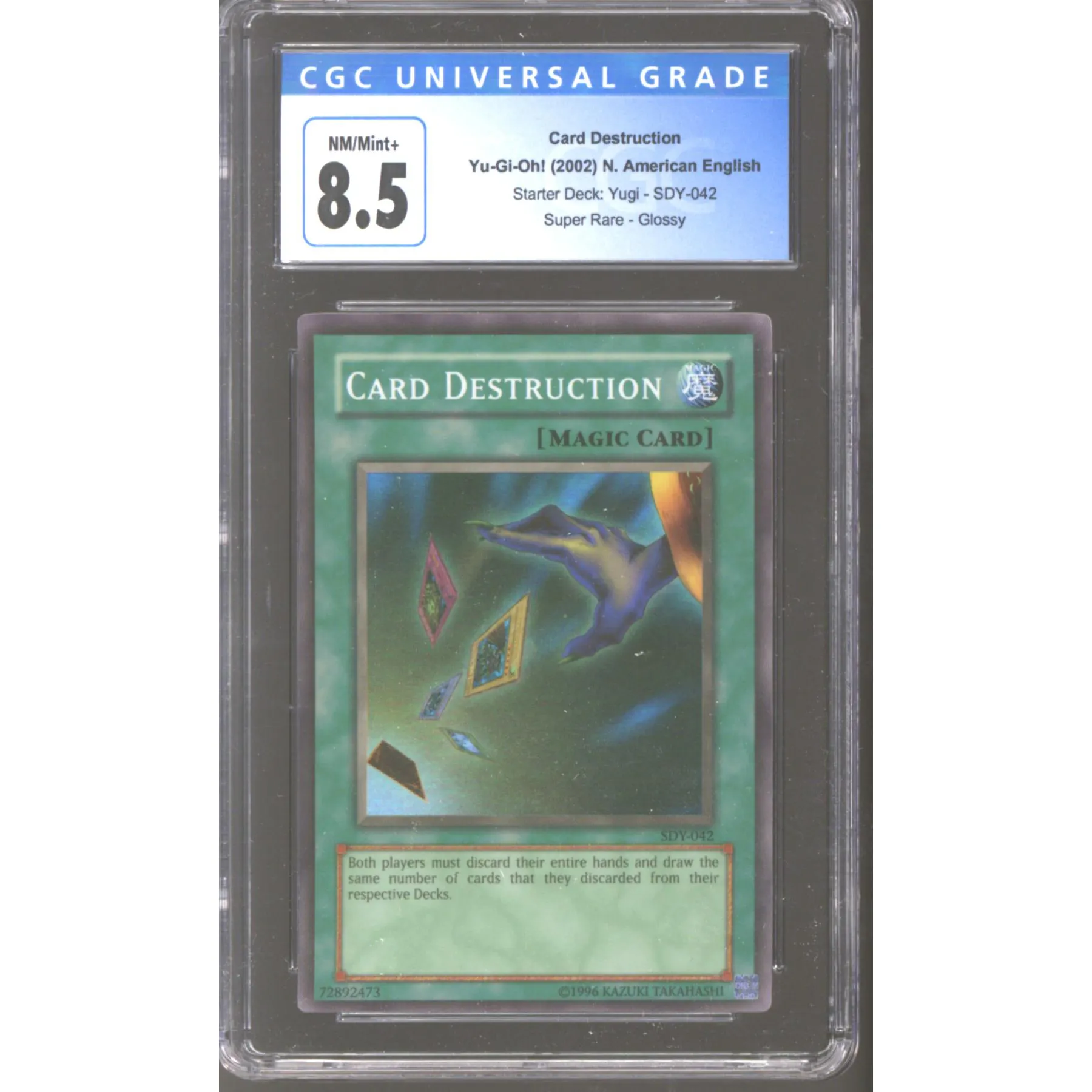 Yu-Gi-Oh Starter Deck Yugi Glossy Card Destruction SDY-042 CGC 8.5 | DA Card World Yu-Gi-Oh Starter Deck Yugi Glossy Card Destruction SDY-042 CGC 8.5 | DA Card World