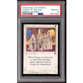 Magic the Gathering Legends Clergy of the Holy Nimbus PSA 10 GEM MINT POP 16