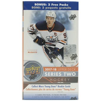2017/18 Upper Deck Series 2 Hockey 12-Pack Box